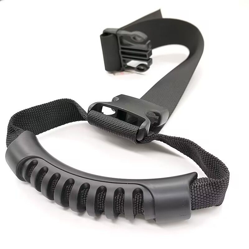 4Pack Car Grab Handle Adjustable Standing Aid Safety Handle Portable Vehicle Support Grab Bar Nylon Grip Handle Mobility Assist Device (Black) - Image 2
