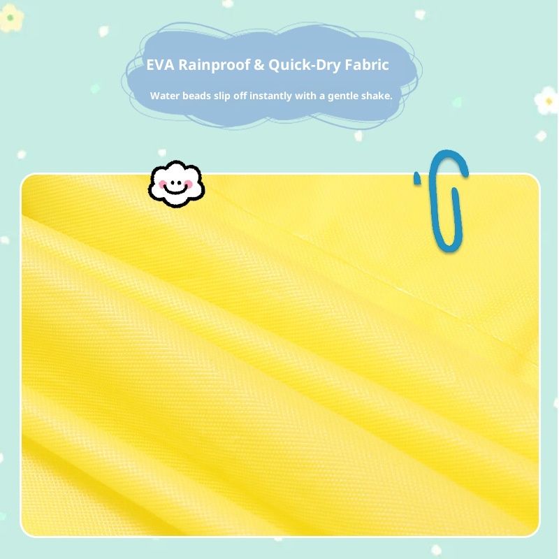 Kids Raincoat  Girl Boy Waterproof Hood rain Jacket Outdoor Age 4-14 YellowRain Poncho, Lightweight Emergency Padded Poncho for Outdoor Activities, Camping, Windy and Stormy Weather - Image 4