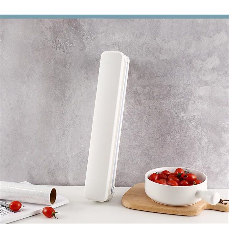 Refillable Plastic Wrap Dispenser with Slide Cutter,cling wrap with slide cutter foTin Aluminum Foil Dispenser - Image 3