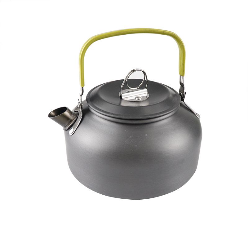 Camp Cookware 2-3 People Set, Pan Pot Teapot Lightweight Outdoor Portable Camping Cooker Set for Trekking Hiking BBQ Picnic Campfire - Image 3
