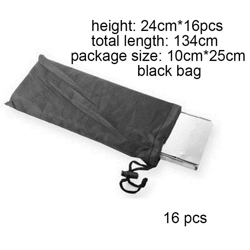 Camping Stove Windscreen 16 Plates Folding Outdoor Stove Windshield Camp Stove Wind Screen Aluminium Alloy Windshield for Butane Burner Grill Wind Blocker Shield - Image 5