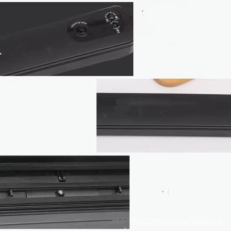 Portable Vacuum Sealer, Automatic Sealer for Food Storage, Easy to Use Compact Food Preservation Sealing Machine for Home & Kitchen，37.3*7*8.5cm，black - Image 4