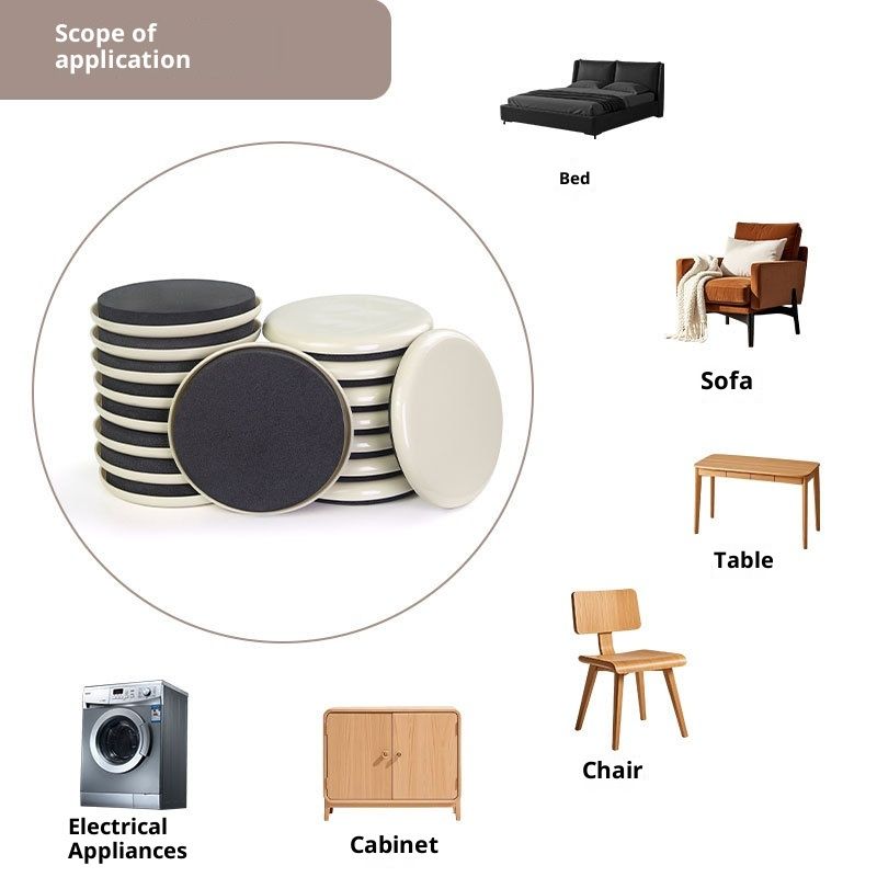 Furniture Sliders for Carpet - 20 PCS Heavy Duty Moving Pads Sliders for Furniture on Carpet, Reusable Furniture Moving Sliders for Easy Glide - Image 4