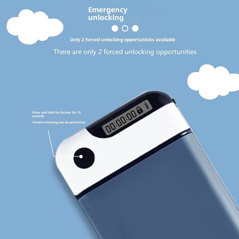 Phone Lock Box with Timer,Cell Phone Lock Box,USB Charging Type,Long-Term Continuous Use,Time Can Be Freely Set,Easy to Carry,Excessive Games,Mobile Phone Addiction - Image 5