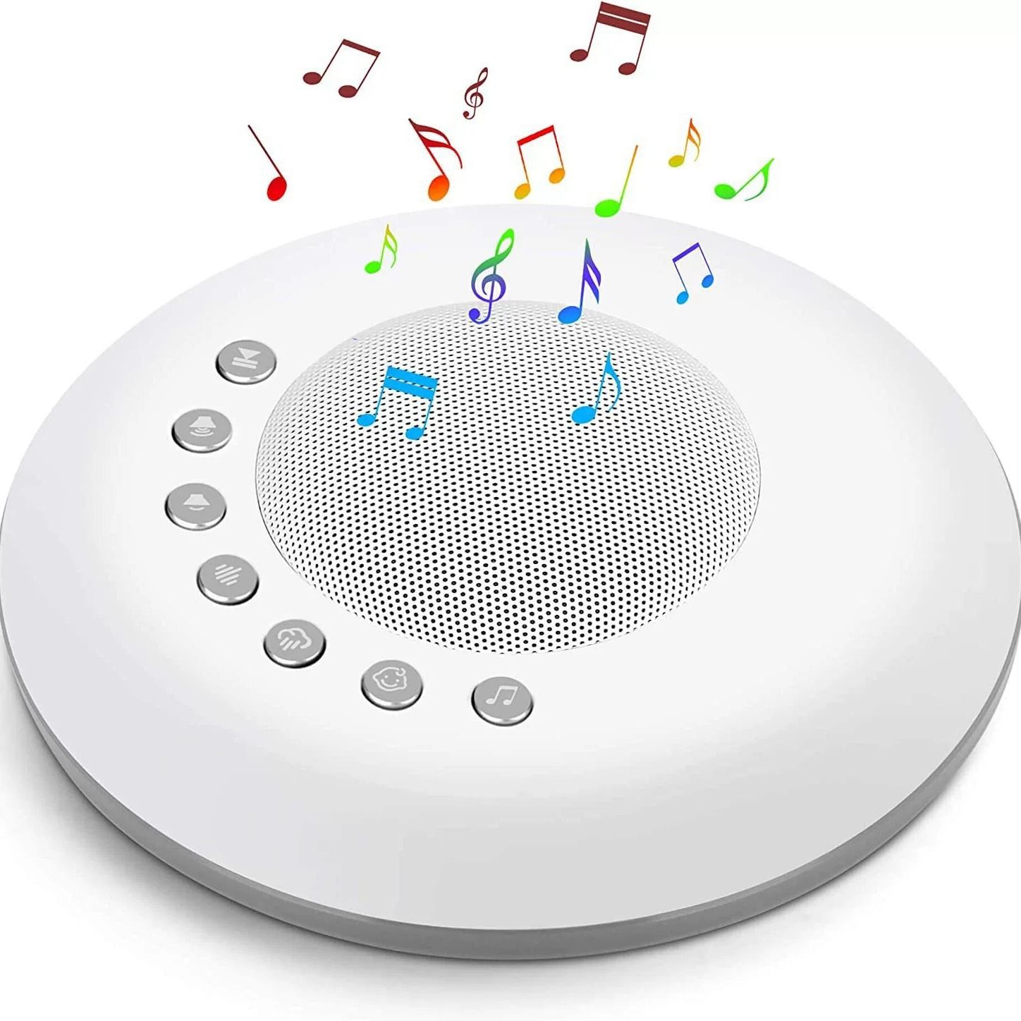 White Noise Machine for Kids, Sound Machine Baby with Ambient Night Light, Soothing Sounds Sleep Noise Ideal Gifts for Kids Adults Bedside Travel Nursery - Image 1
