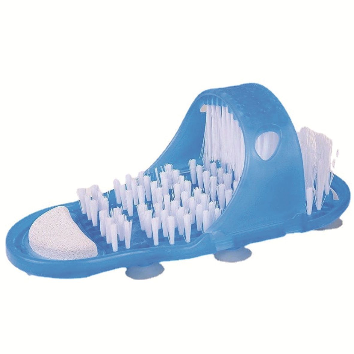 Foot Brush Feet Cleaning Feet Scrubber Stick on Floor for Shower Spa No More Bending Feet Cleaning Scrubber 1 Piece - Image 4