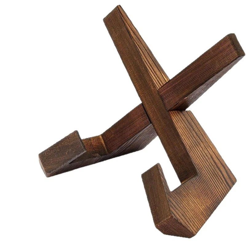 Plate Stand for Display - 6.5 Inch Plate Holder Display Stand, Wooden Picture Frame Holder, Decorative Table Top Easels - Image 1