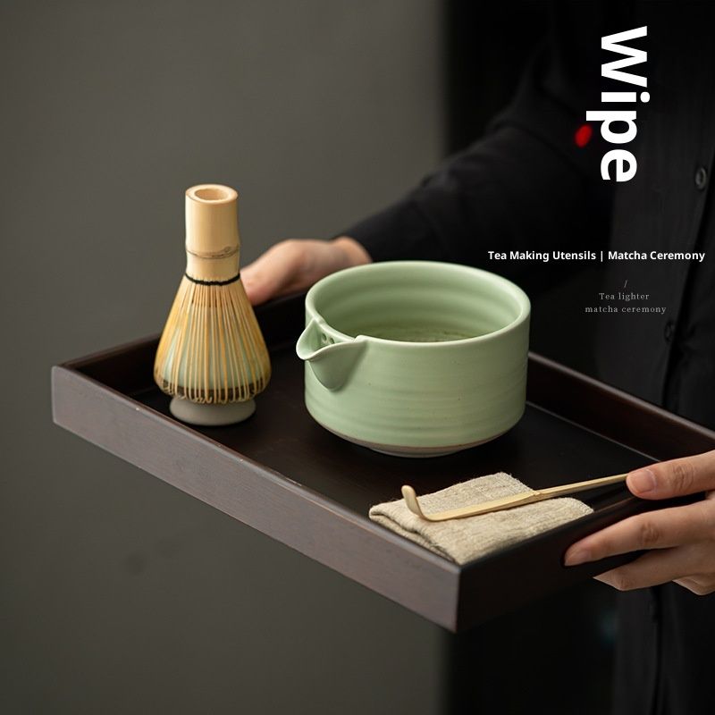 Matcha Whisk Set, Ceramic Matcha Kit Set Includes Matcha Bowl, Matcha Bamboo Scoop, Sifter 4 Pcs Matcha Kit for Matcha Lovers - Image 5