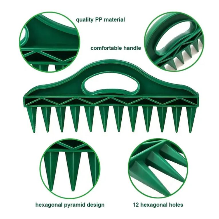 7 pack Soil Quick Punching Machine, Seed Planter, Porous Seed Planter, Seedling Soil pad, Used for Planting Crops and Plant Sowing Punching - Image 4
