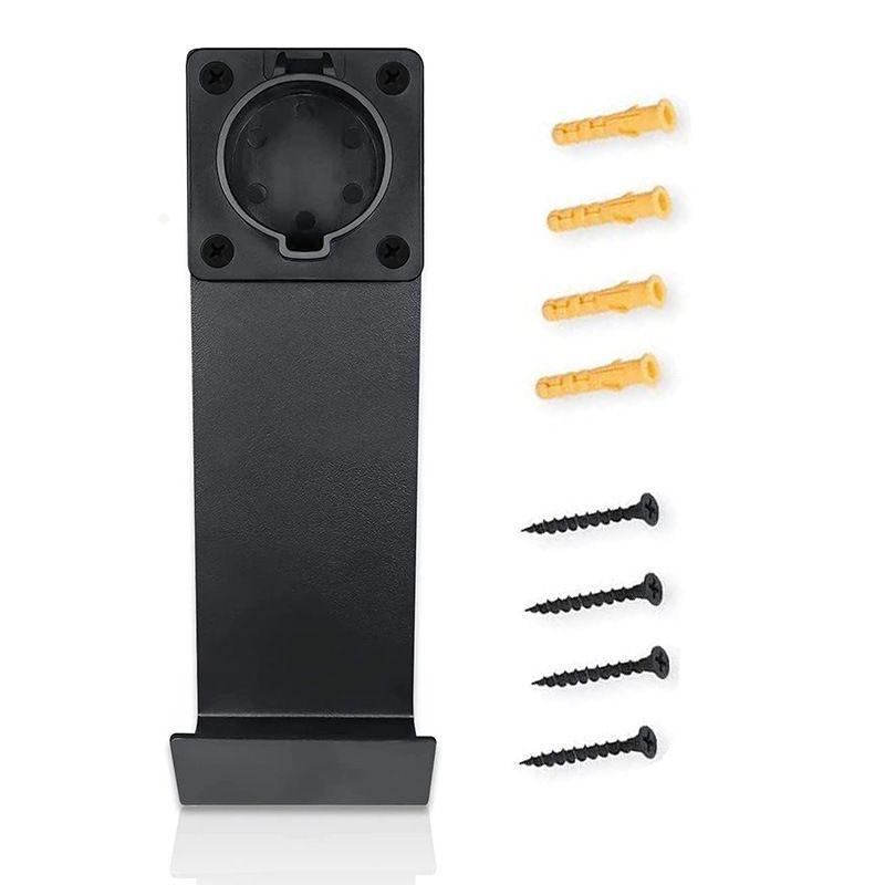 Electric Vehicle Charger Nozzle Holster Dock & J-Hook for Cable Management - Tesla Charger Cord Organizer Compatible with Mobile Connector & Wall Connector，7.4*5*23cmThe packaging includes a base, a hook, four screws, and four expansion wires， J1772 model - Image 1
