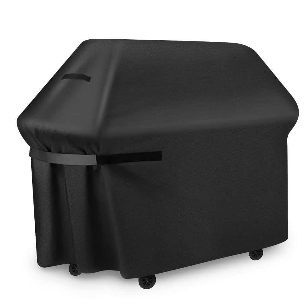 BBQ Grill Cover, 75-Inch Heavy Duty Waterproof UV Resistant Tear Resistant BBQ Gas Grill Cover for 190*71*117cm ,black - Image 1