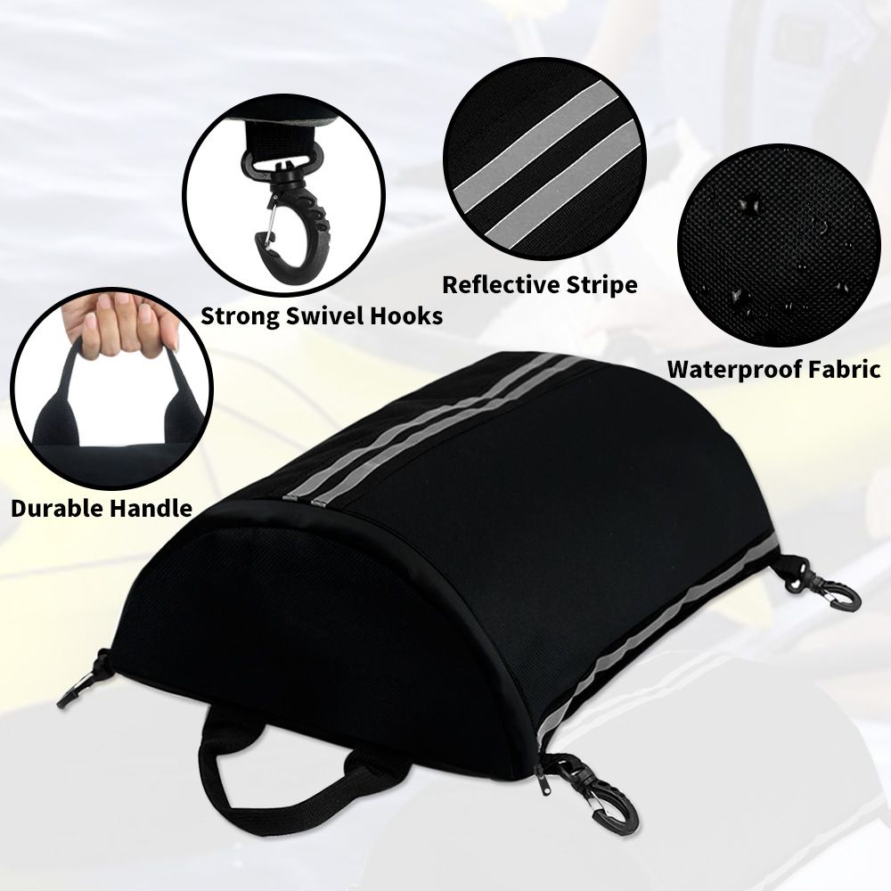 Deck Bag, Paddleboard Storage Bag for Kayaks, Surfboards, Stand-Up & Surfboard Accessories, Paddleboard Cooler organized with Swivel Hook Waterproof Zipper Pouch - Image 2