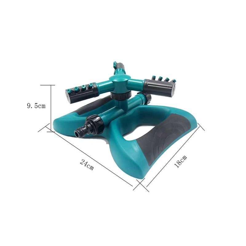 Courtyard watering tool, large area rotating garden watering tool, lawn and courtyard watering tool (green) - Image 5