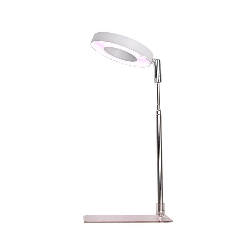 Grow Lights for Indoor Plants, LEDs Full Spectrum Halo Plant Light for Indoor Plants, Height Adjustable Growing Lamp with Detachable Base, 2/4/8Hrs Timer, 4 Brightness, 2-Pack - Image 1