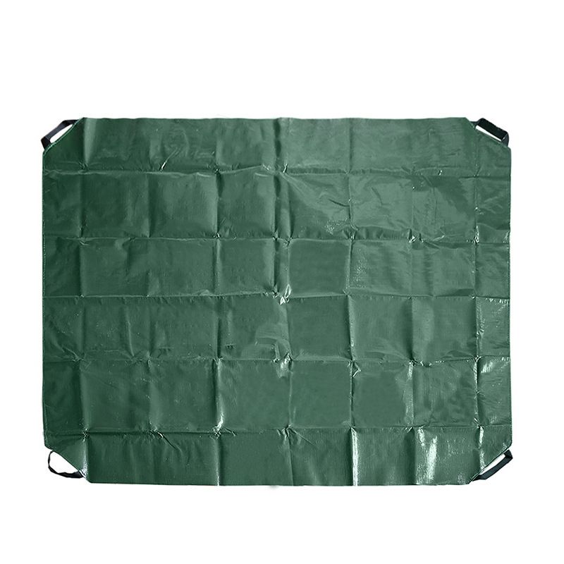 Goods Drawstring Tarp -1.98x1.98m Extra Strength for Easy Clean Ups - Forms into Bag - Best Leaf Tarp - Useful for Covering Bikes, Furniture, Etc. - Image 1