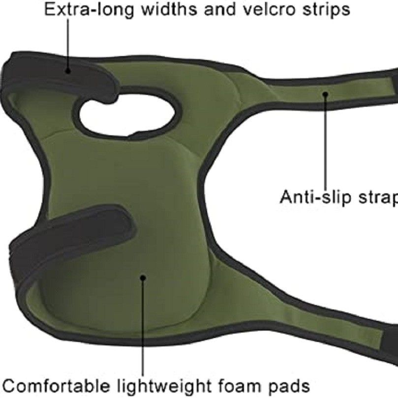 Gardening Knee Pads Ultra Thick Memory Foam Braces Kneepads for Gardener Cleaning Kneeling Scrubbing Floors Work Pruning,Expand size 48 * 21cm (Army Green) - Image 4