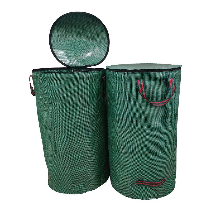 Reusable Yard Waste Bags Lawn And Leaf Bags 3 Pack, Heavy Duty Garden Bags With Gardening Gloves, Standable Garden Waste Bag With 4 Handles（45*38cm) - Image 4