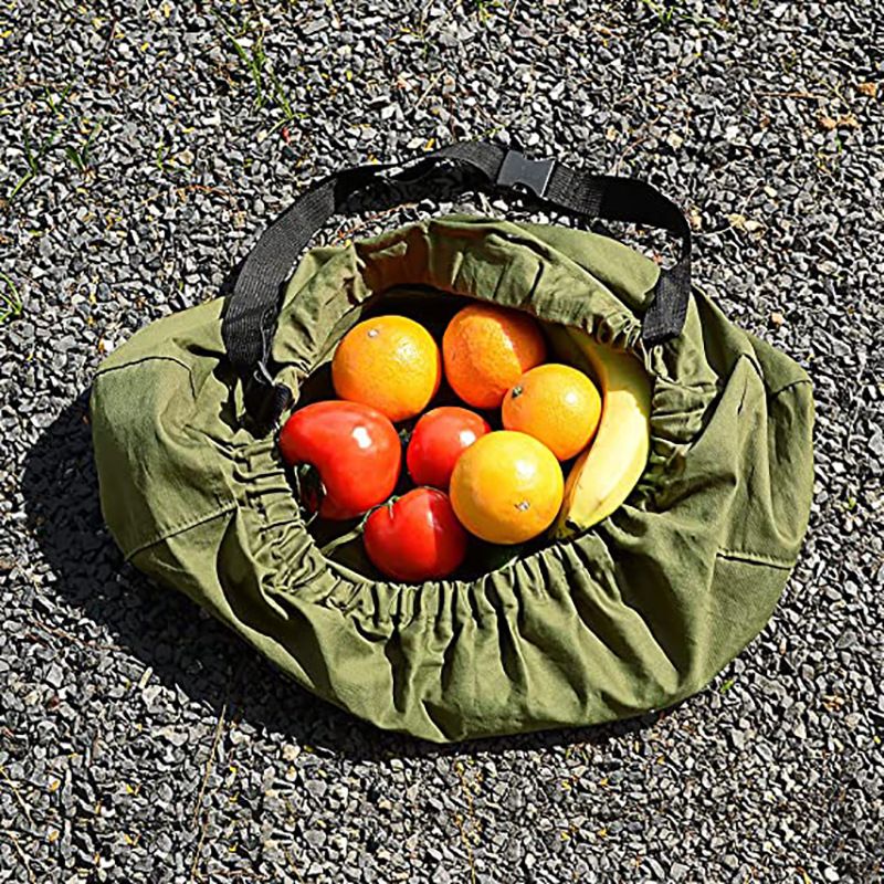 Harvest & Weeding Waist Apron with Pockets | Berry Picker/Garden Apron/Foraging Bag for Harvest - Vegetables, Fruits - Image 5