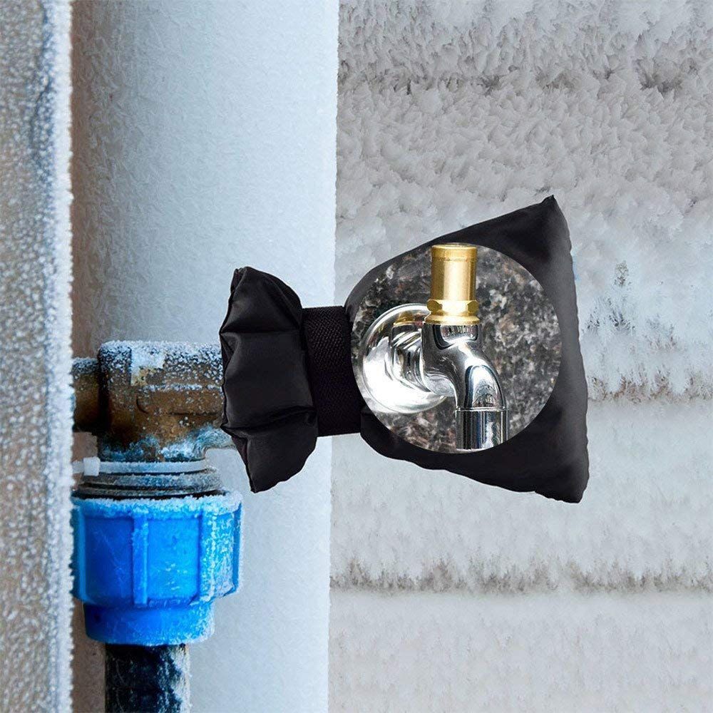 Outdoor Faucet Cover,Outside Freeze Proof Covers for Winter,4Pcs  Spigot Cover,Freeze Miser,Outlet Insulation,Garden Hose Bib Cover Socks,Antifreeze Protection Water Faucet Cap - Image 4