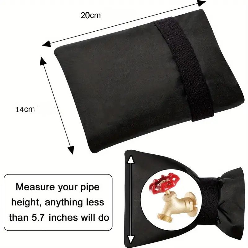 Outdoor Faucet Cover,Outside Freeze Proof Covers for Winter,4Pcs  Spigot Cover,Freeze Miser,Outlet Insulation,Garden Hose Bib Cover Socks,Antifreeze Protection Water Faucet Cap - Image 5