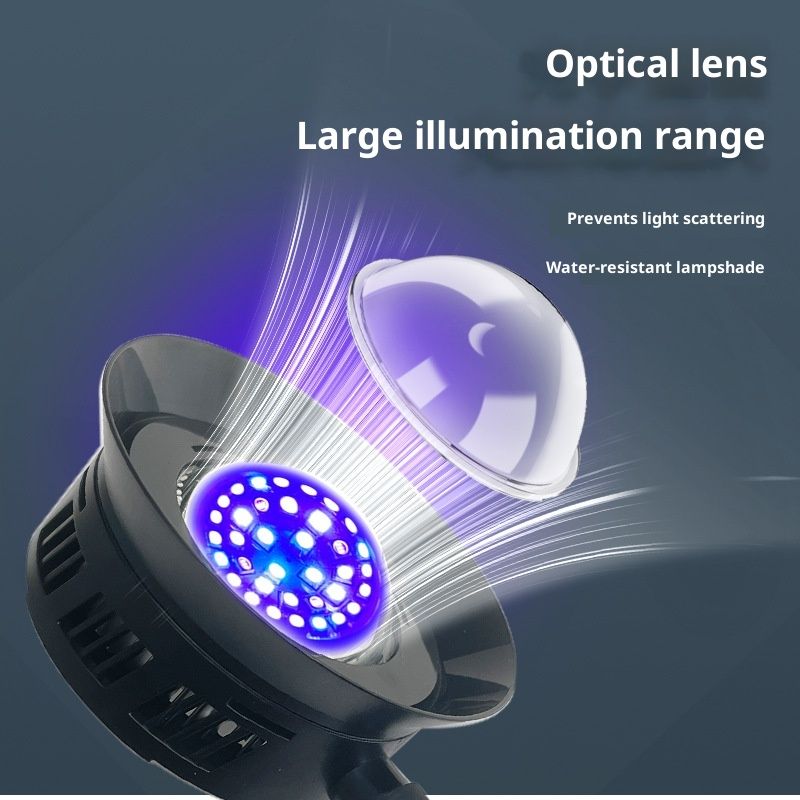 30 Watts Aquarium LED Reef Light, Dimmable Full Spectrum Marine LED Fish Tank Light Saltwater Nano Aquarium Lighting - Image 5