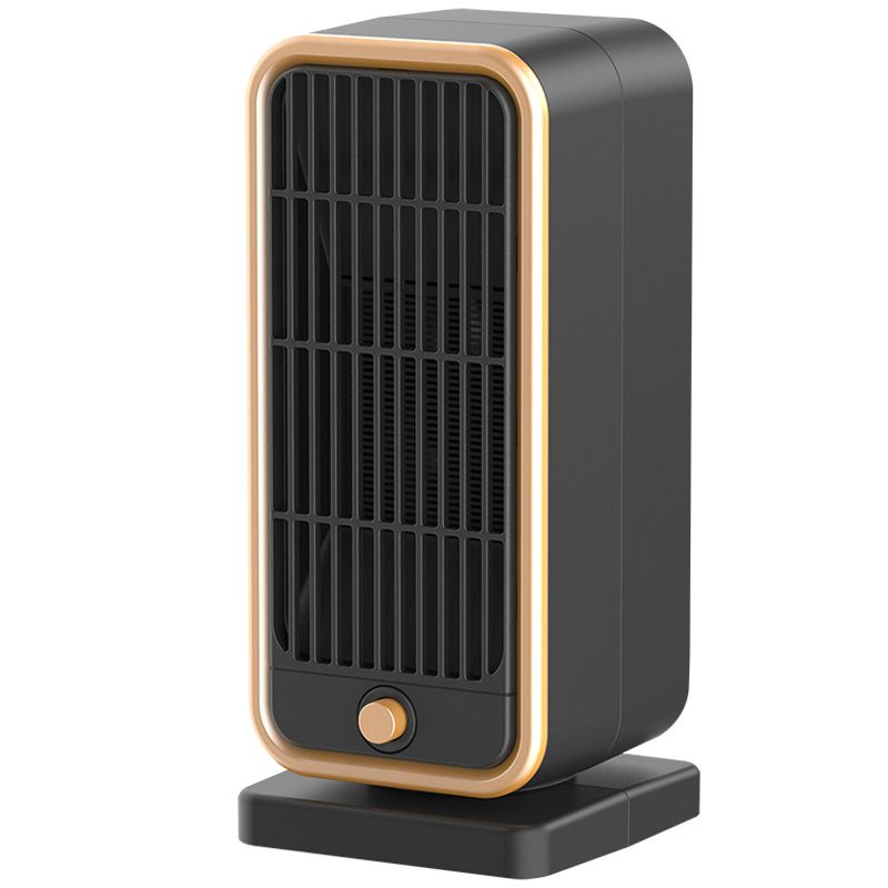 Space Heaters，500W Energy Efficient Quiet Mini Portable Heater, PTC Ceramic Fast Heater Function for Office Home Indoor Use（Black) - Image 1