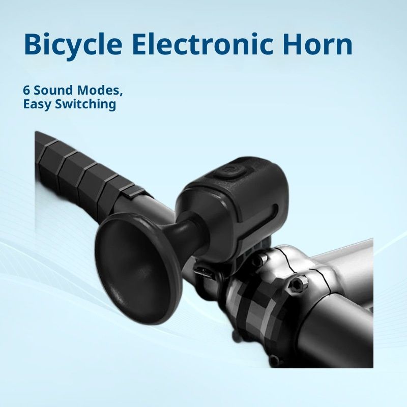 Electric Bike Horn, 120dB Electronic Bicycle Bell with Battery Operated Waterproof, Loud Bike Bell for Adults/Kids - Image 2