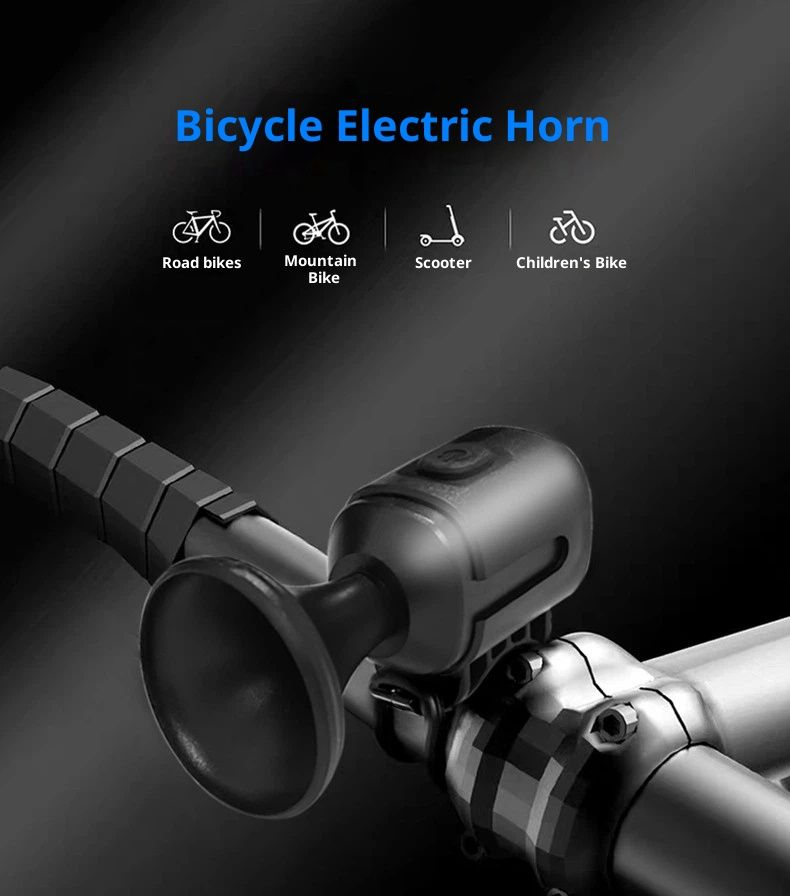 Electric Bike Horn, 120dB Electronic Bicycle Bell with Battery Operated Waterproof, Loud Bike Bell for Adults/Kids - Image 5