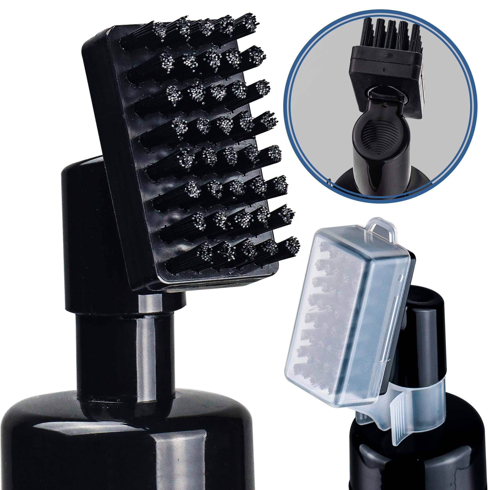 Golf Club Cleaner Brush, Golf Water Brush with Spray Bottle Holdsof Water, Golf Club Cleaning Kit -  Essential Golf Accessories for Men, 2pcs black - Image 2