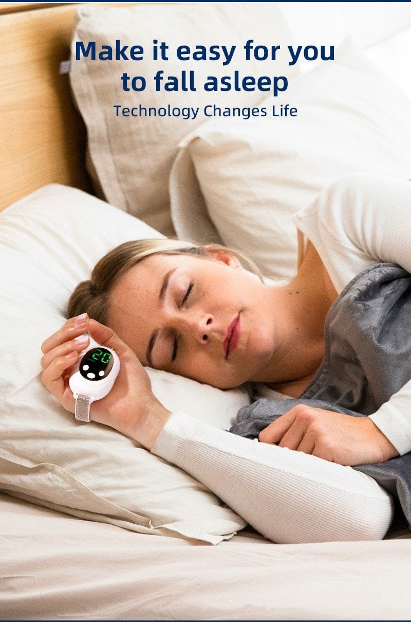 Handheld Sleep Aid Device, Anxiety Device, Relief Anxiety Help Sleep, Promotes Rest, USB Rechargeable white - Image 4