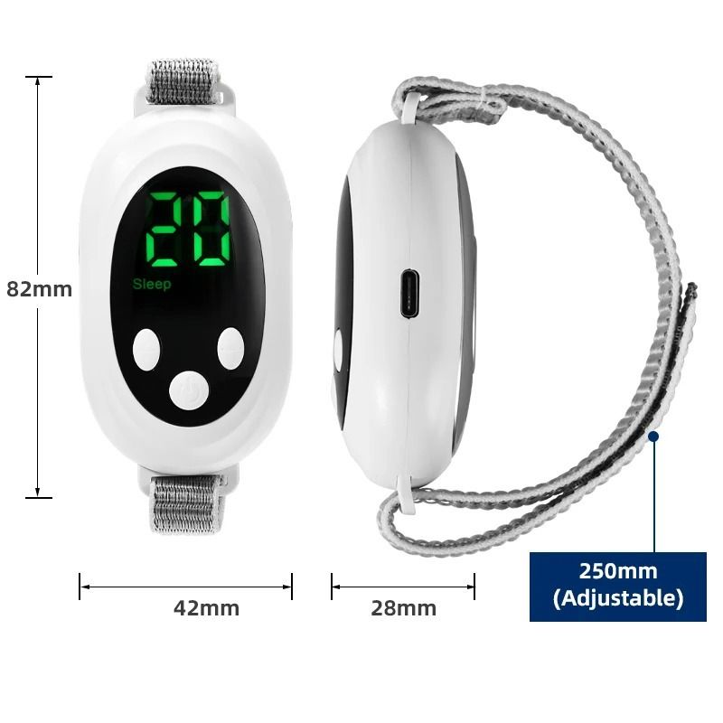 Handheld Sleep Aid Device, Anxiety Device, Relief Anxiety Help Sleep, Promotes Rest, USB Rechargeable white - Image 5