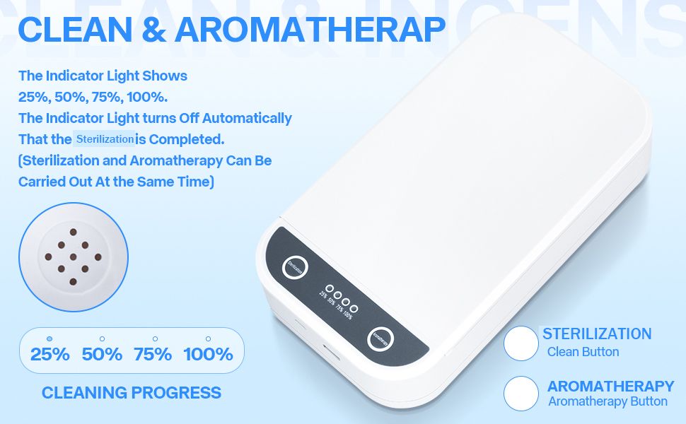 Nail Tool Sterilizer with Blue Light,Portable USB Sterilizer For Nail Tools Nail Cleaning Box Beauty Tool Cleaner Machine for for Nail Salon, Tweezers, Jewelry, Phone, Manicure Tools Cleaning - Image 4