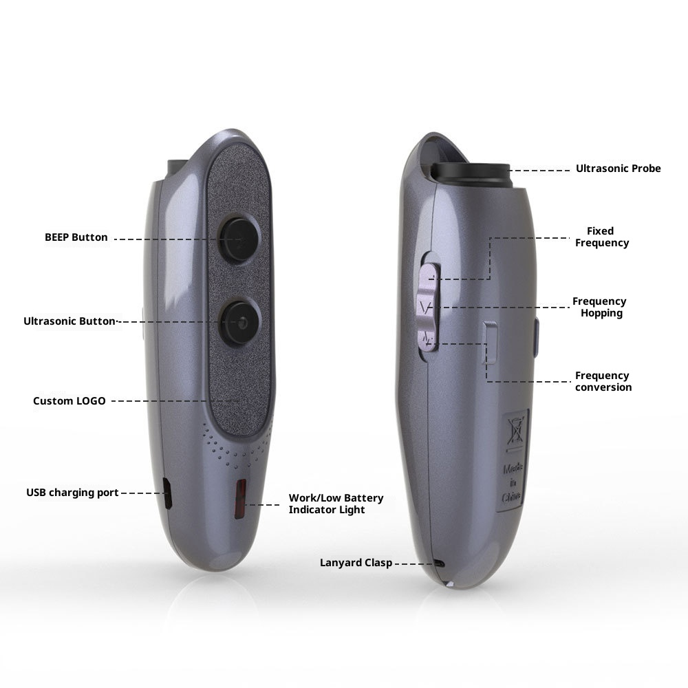 Dog Barking Control Devices, Ultrasonic Dog Barking Deterrent Devices w/ 3 Frequencies Immune-Proof, USB Rechargeable Handheld Dog Training Tool Barking Behavior - Image 4