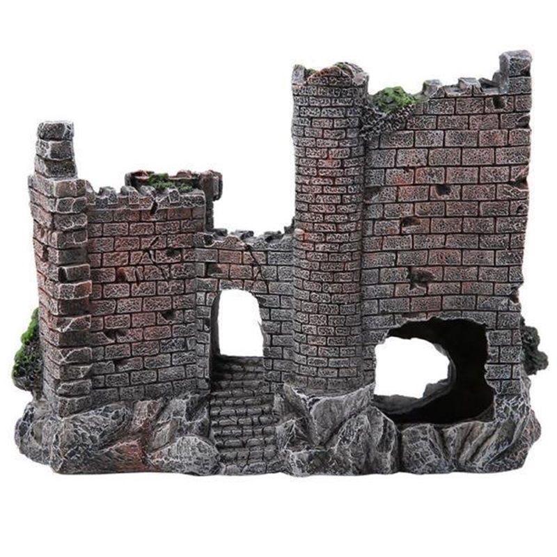 Aquarium Decorations- Castle Fish Tank Decorations for Aquatic Pets to Breed Play and Rest Fish Decorations for Tank - Image 4