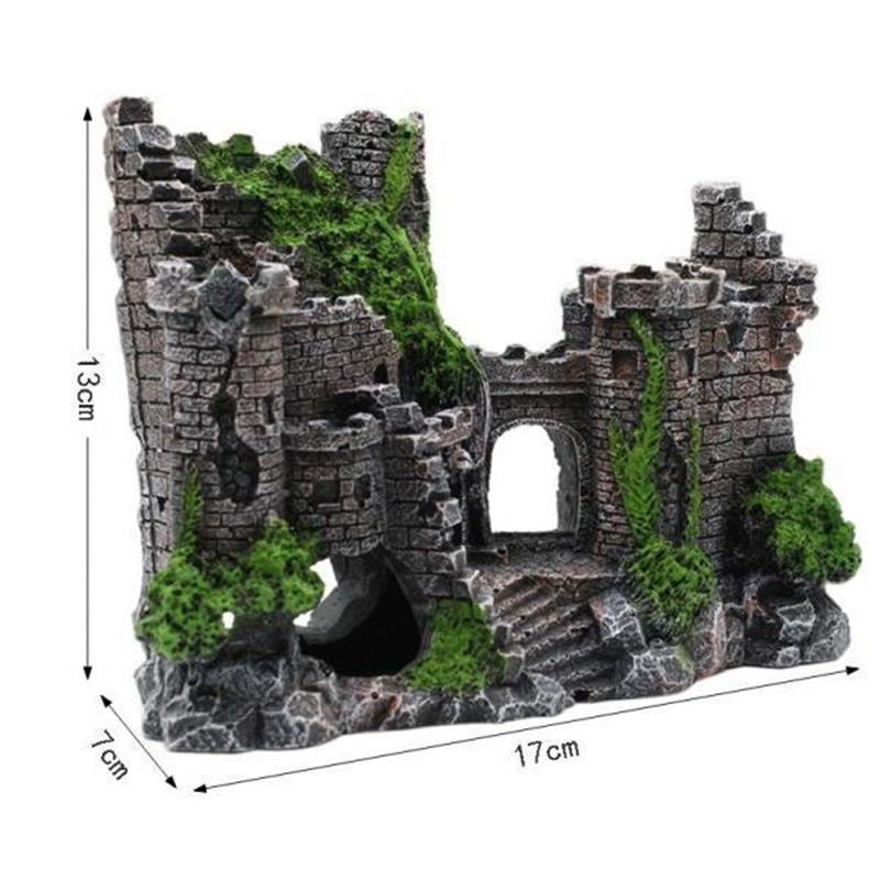 Aquarium Decorations- Castle Fish Tank Decorations for Aquatic Pets to Breed Play and Rest Fish Decorations for Tank - Image 5