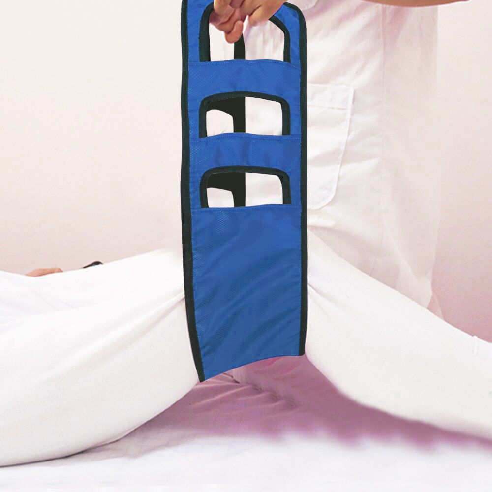 Transfer Belt Transfer Sling - Padded Gait Belt - Heavy Duty Patient Lift, Mobility Standing and Lifting Aid for Disabled, Elderly, Injured - Safely Move from Bed and Wheelchair (Blue) - Image 2