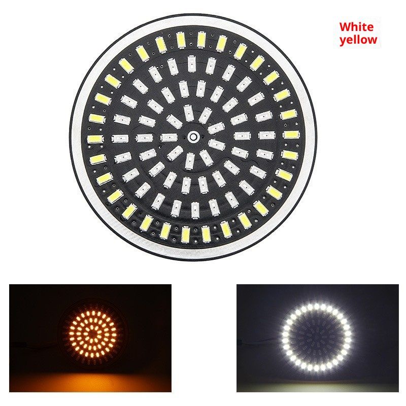 8pcs 1157 LED Turn Signals Front Rear 81 LED Lights Super Bright 1156 Bulbs Lens Kit 1986-2024 Compatible - Image 1