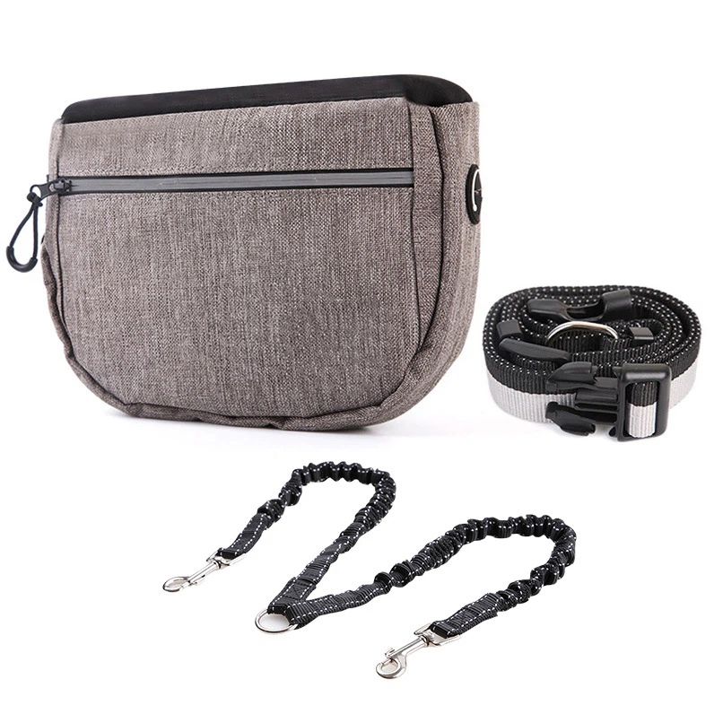 Dog Treat Pouch Bag for Training – Removable Liners, Large Opening Capacity Treat Bag Obedience Cards, Waist Strap Clip Treat Fanny Pack for Dog Training and Walking - Image 1