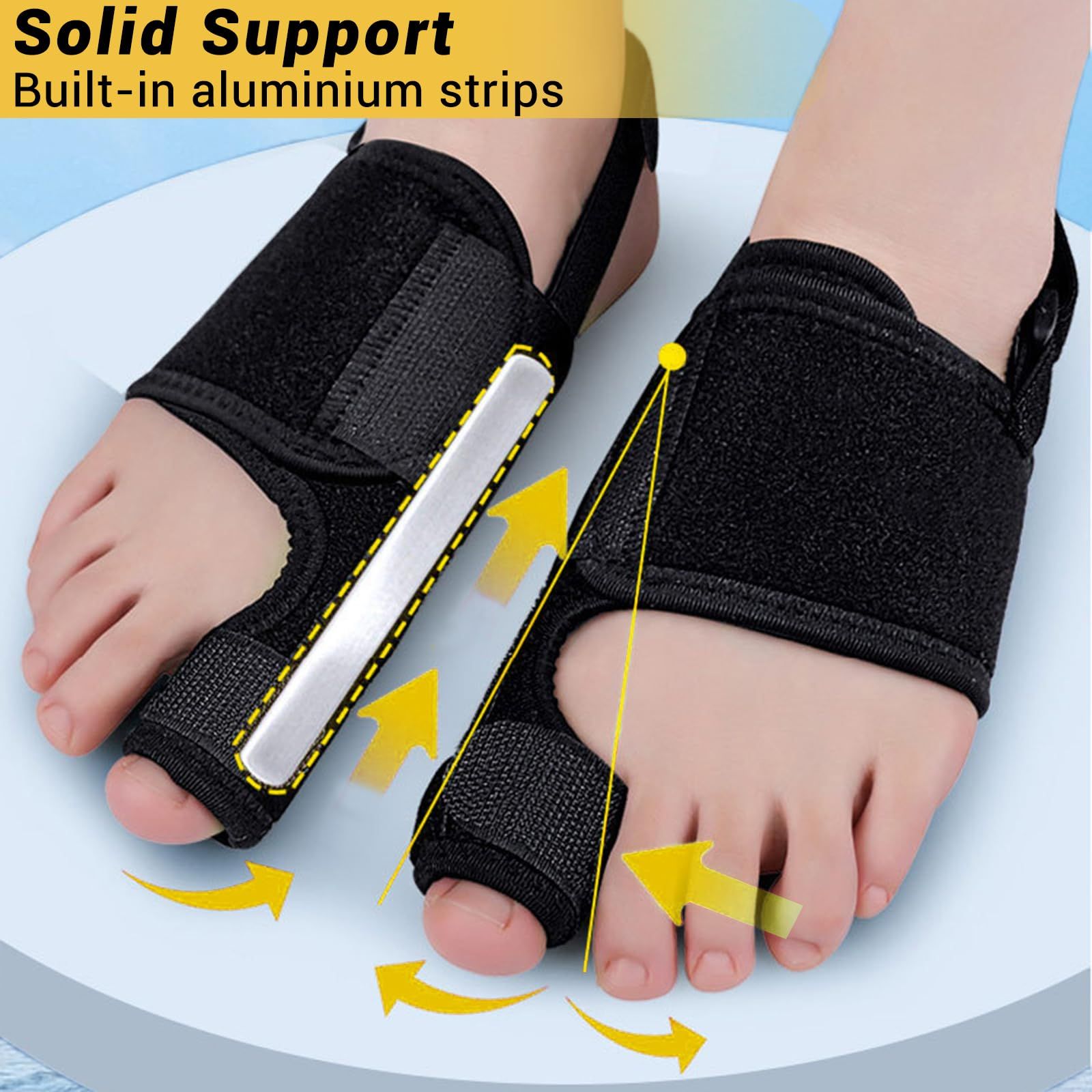 Effective Corrector for Women and Men | Relief Kit, Straighten Toes, and Correct Alignment | Cushion Sleeves | Feet Support - - Image 3