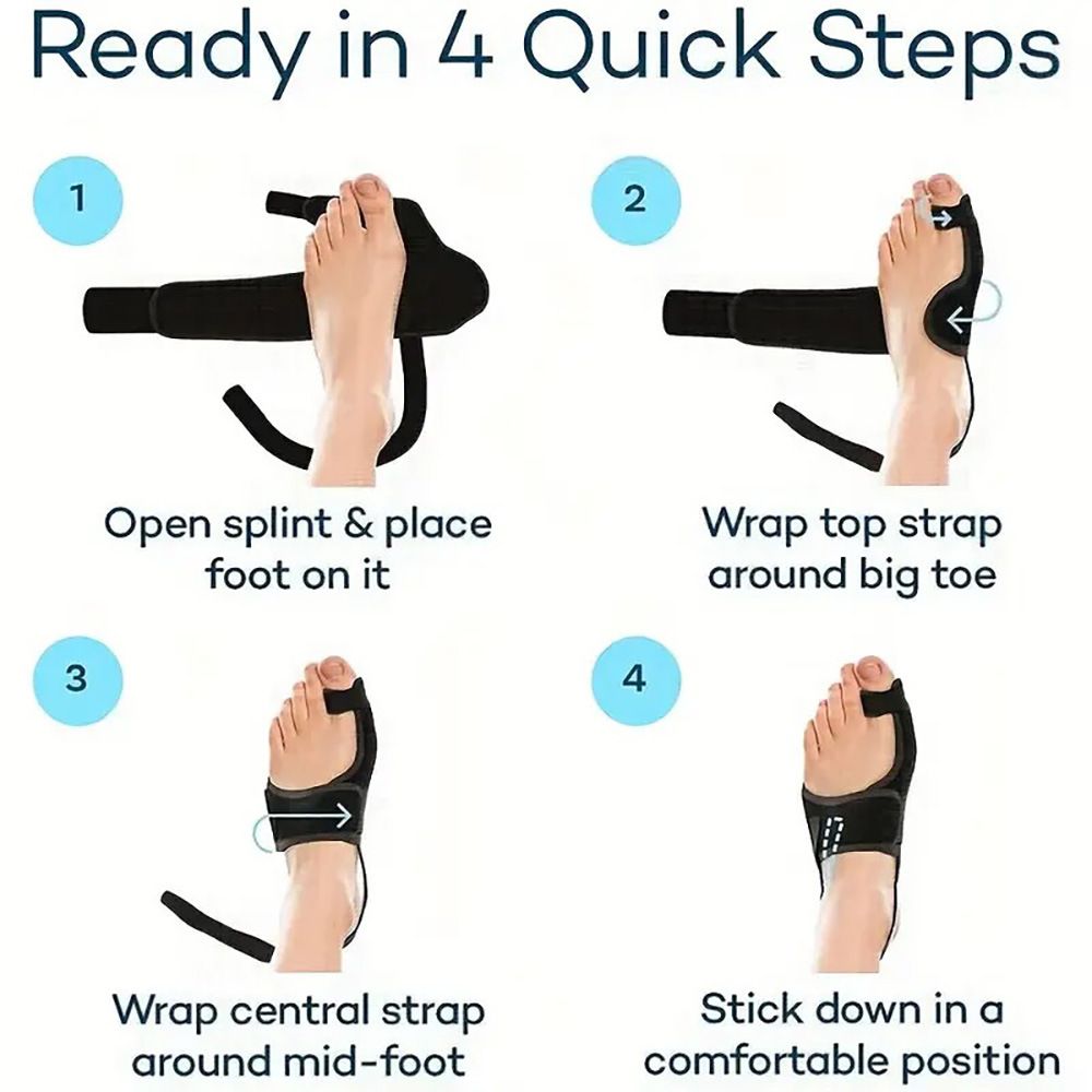 Effective Corrector for Women and Men | Relief Kit, Straighten Toes, and Correct Alignment | Cushion Sleeves | Feet Support - - Image 4