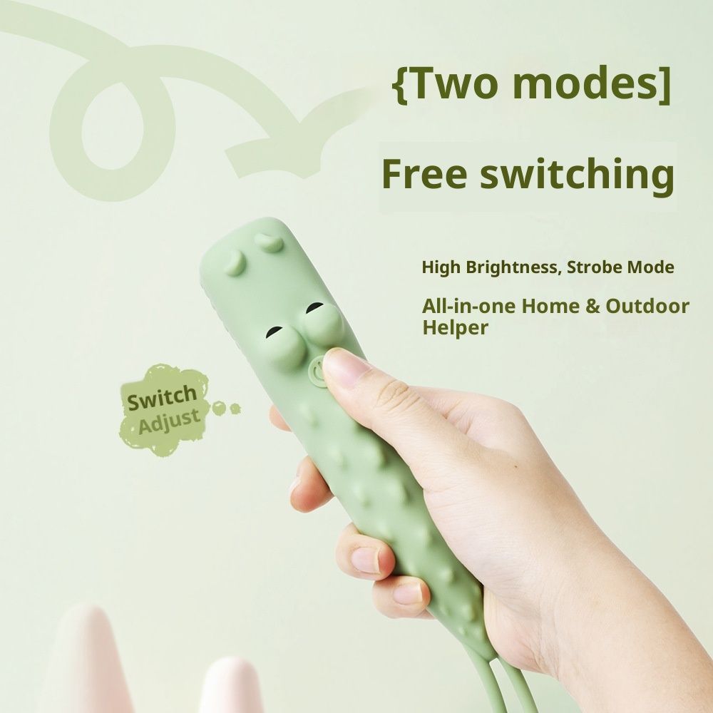 Crocodile Kids Flashlight Rechargeable, LED Flashlight for Boys & Girls, Fun Lightweight Flashlights for School Kid for Camping & Outdoor Adventures, Birthday Gift,1 Pack-Crocodile - Image 3