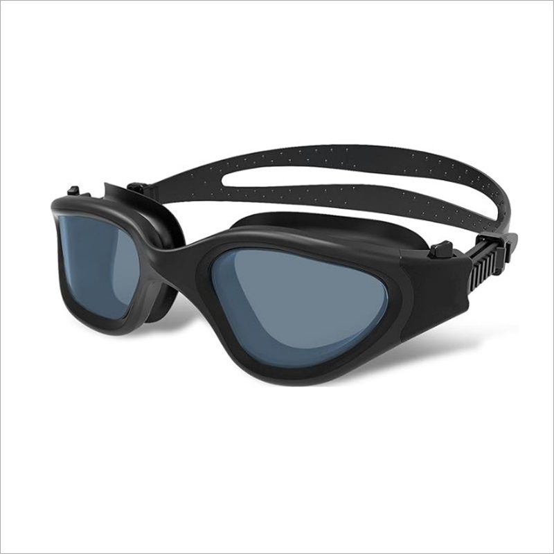 Swim Goggles, Swimming Goggles Anti-Fog for Adult Men Women Adults Teenagers（17.5*4.6cm，black) - Image 1