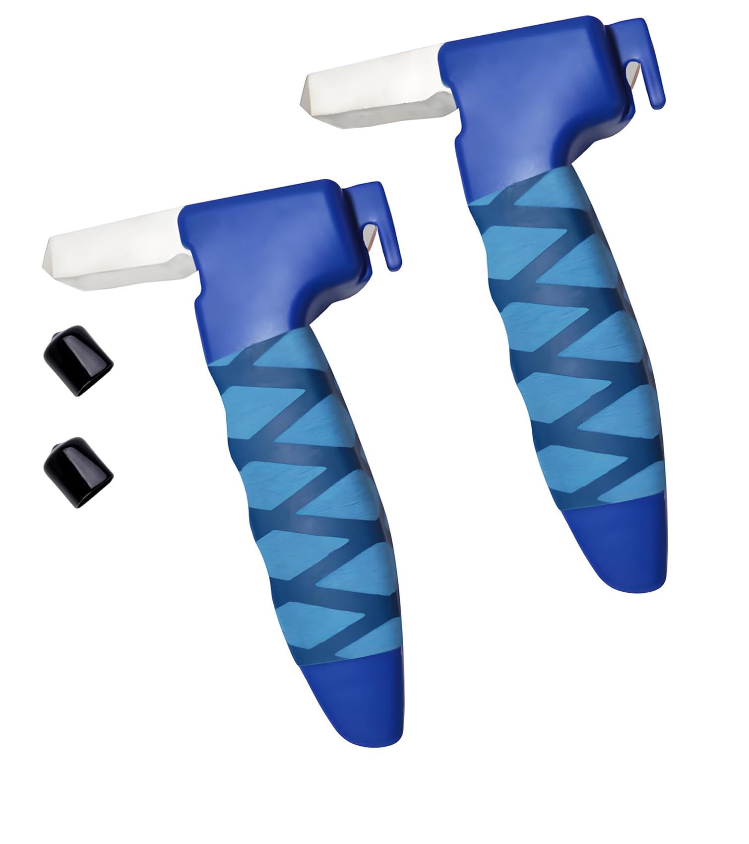 4 in 1 Car Door Handle for Elderly - Car Handle Assist with Window Breaker & Seat Belt Cutter - Portable Vehicle Support Handle   (2 Pack Blue) - Image 1