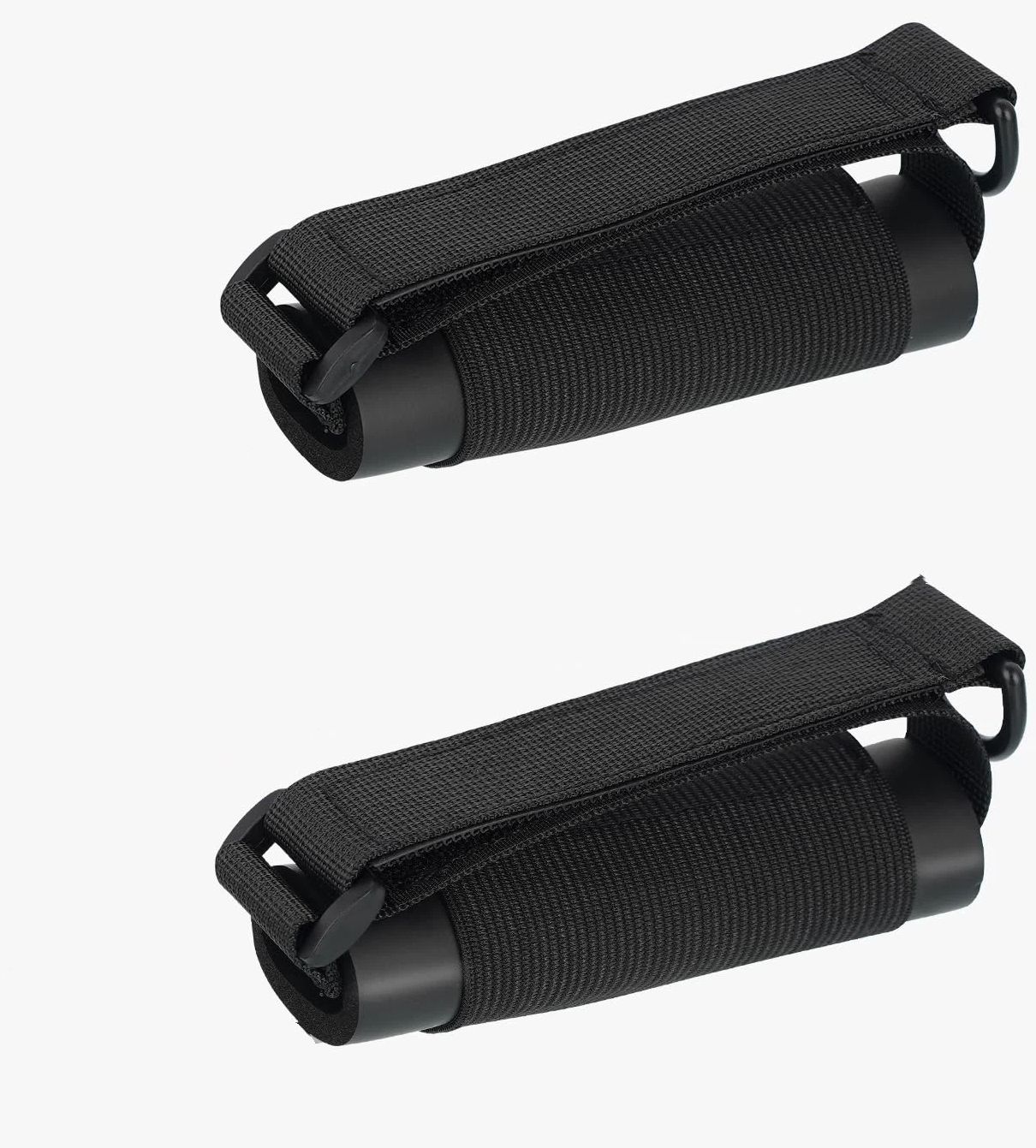 2pcs Disabled Eating Aids Utensil Holders Eating Assistance Hand Cuff for Holding Spoon, Fork, Cutlery Adjustable Nylon Gripping Strap for Limited Mobility, Weak Grip, - Image 1