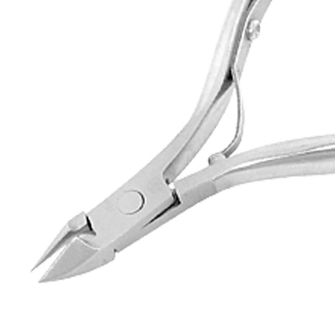 Cuticle Nippe Professional Cuticle Nippers,Stainless steel, electroplated, Remover Macicure Tool for Fingernails and Toenails, silver - Image 4