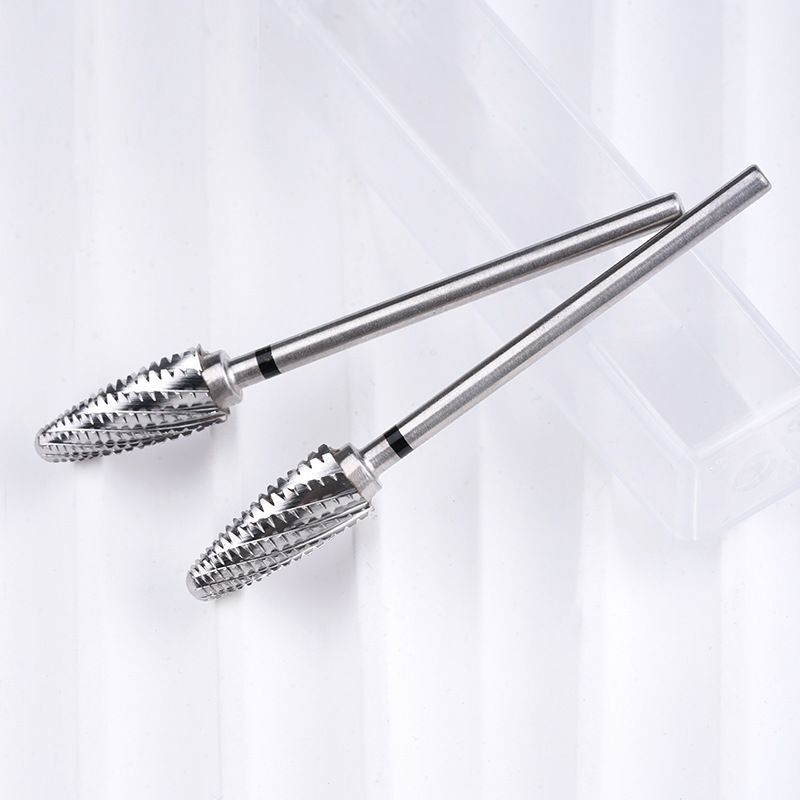 Die Grinder Bits Tungsten Double Cut Burr Bits  for Die Grinder Kits Metal Grinding Drilling Polishing (2pcs XC Extra Coarse Grinding Degree) - Image 1