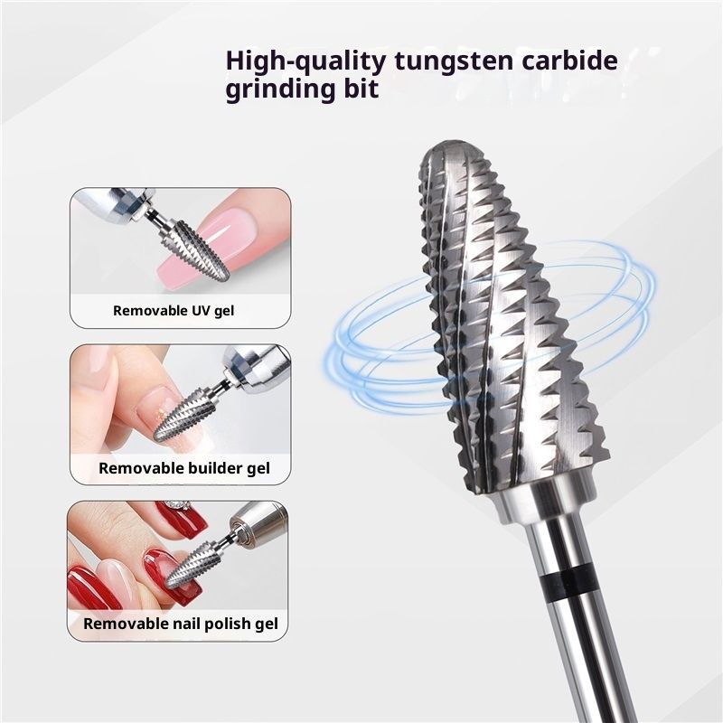 Die Grinder Bits Tungsten Double Cut Burr Bits  for Die Grinder Kits Metal Grinding Drilling Polishing (2pcs XC Extra Coarse Grinding Degree) - Image 3