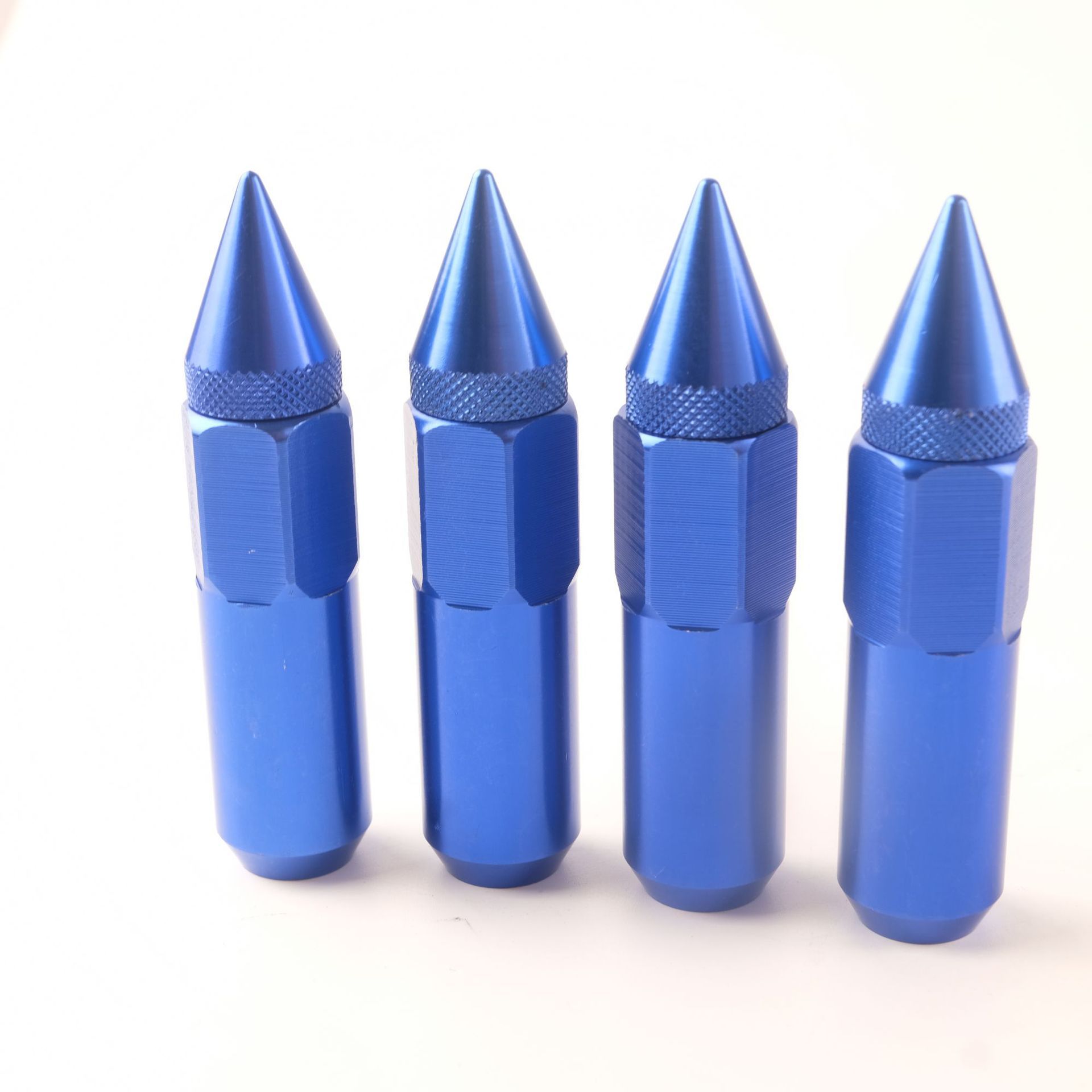 New 20PCS M12X1.5 Cap Spiked Extended Tuner 60mm Aluminum Wheels Rims Lug Nuts Chrome Nuts Lug,Spiked Lug nut - Image 2