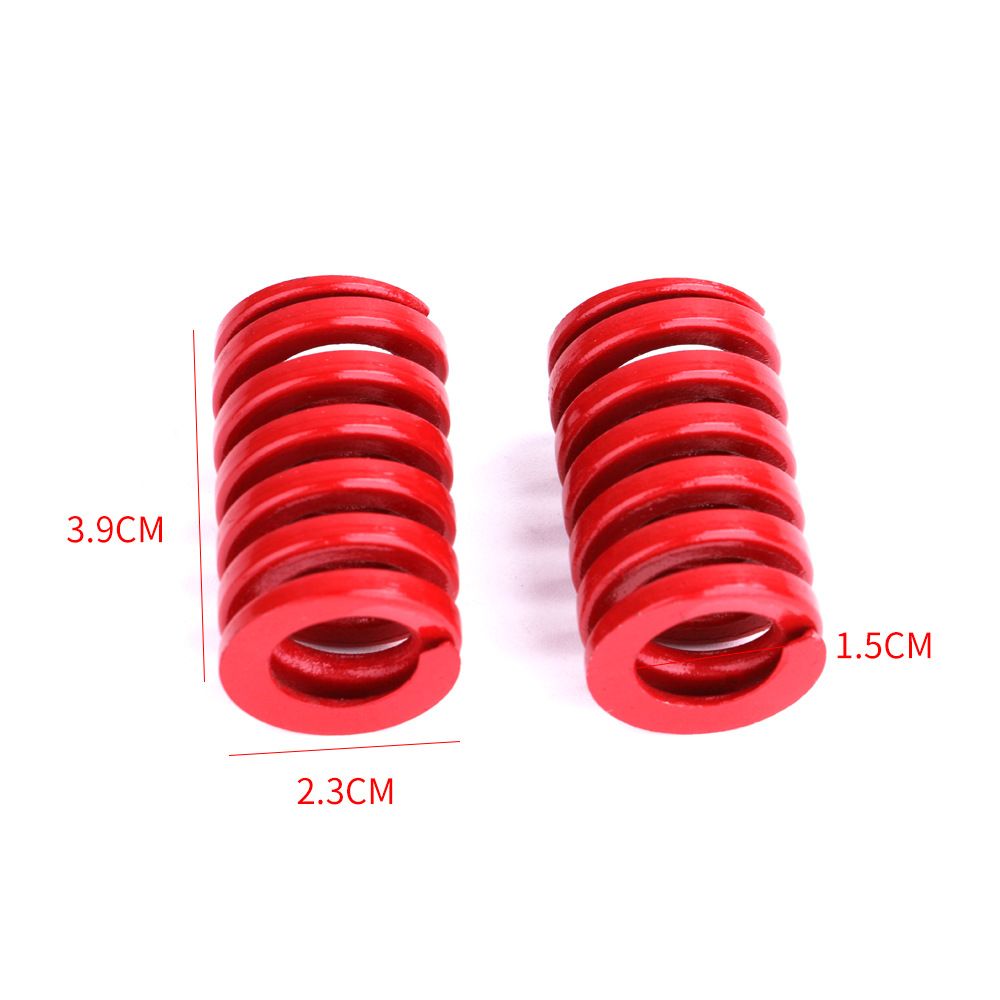 6PCS Spring Mod Kits Modification Spring Parts Accessories red Trunk Tailgate Strut Support Spring,OD Spiral Stamping Compression Spring Replacement Model 3 - Image 1