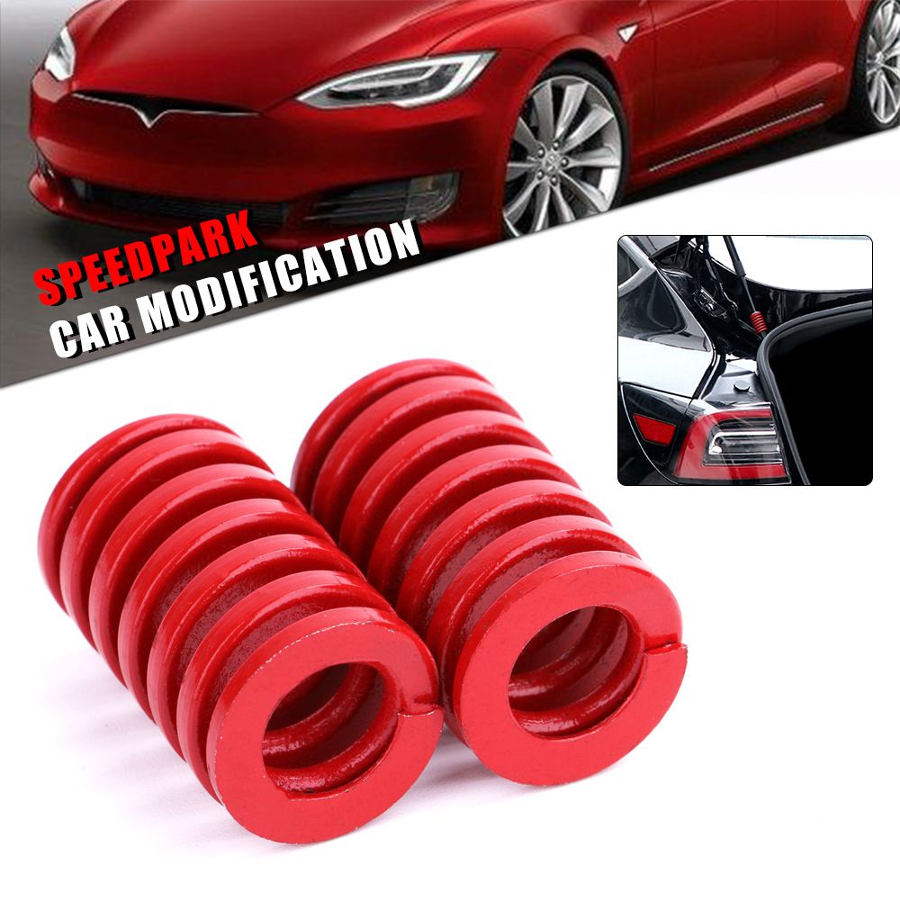 6PCS Spring Mod Kits Modification Spring Parts Accessories red Trunk Tailgate Strut Support Spring,OD Spiral Stamping Compression Spring Replacement Model 3 - Image 3